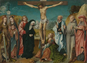 Kristus ristillä, noin 1505-1510 (öljy paneelille).