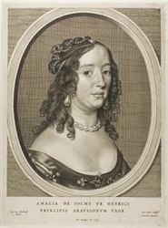 Amalia van Solms, Frederick Henryn vaimo, teoksesta Yhdeksän muotokuvaa.