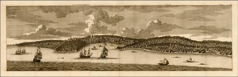 Cornelis De Bruynin kuva Konstantinopolista vuodelta 1698.