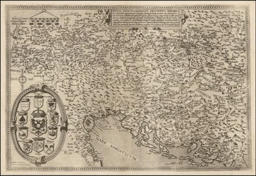 Cornelis de Joden laatima Tonavan kartta vuodelta 1593.