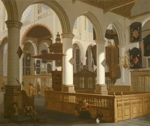 Vanha kirkko, Delft, 166070.