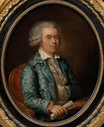 Säveltäjä André Ernest Modeste Grétryn muotokuva 1741-1813, n. 1786-88.
