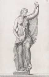 Ledan ja Joutsenen patsas, 1734