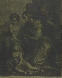 Pyhä perhe Pyhän Johanneksen kanssa, n. 1710-1715.