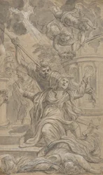 Kahden naispyhän marttyyrikuolema, 1625-1704.