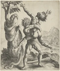 Hercules painii Antaeuksen kanssa