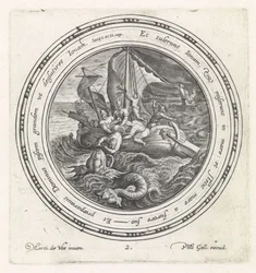 Merimiehet heittävät Joonan yli laidan History of Jonah (sarjan nimi)