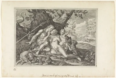 Venus varoittaa Adonista Metamorphoses of Ovid (sarjan nimi)