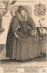 Elizabeth, Englannin kuningatar, n.1603 (kaiverrus)
