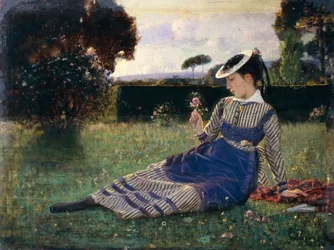 Alaide puutarhassa