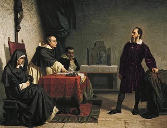 Galileo joutuu Rooman inkvisition eteen