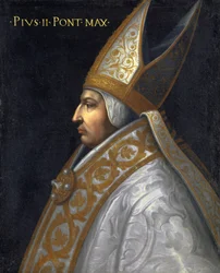 Paavi Pius II:n muotokuva, n. 1560