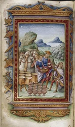 Akhilleus kieltäytyy lahjoista Kuvitus Ovidiuksen sankarit-sarjaan, 1485-1499