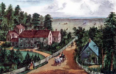 Länsimaan viljelijöiden koti, 1871.