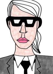 Karl Lagerfeld (huopakynä paperille)