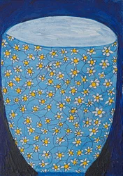 Blue Daisy -maljakko
