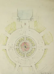 Potomac Round Point, Washington D.C., Plan Sketch, 1909.