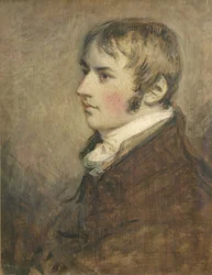 Muotokuva John Constablesta (1776-1837), 20-vuotias, 1796 (tempera)