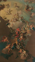 Allegoria Moravian onnellisesta hallituskaudesta