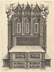 Suunnittelu sänkyyn, 1527.