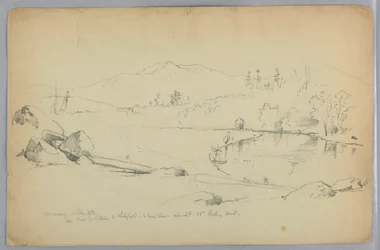 Ammonoosuc-joki ja White Mountains, N.H.