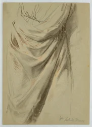 Drapery Study for "Tribute Money"