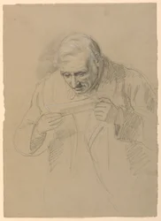 Piirros, Daniel Huntingtonin isä, 1859