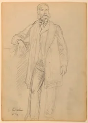 Piirros, presidentti Chester A. Arth, 1884