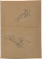 Piirros, luonnos "Varhaiskristillisyys", 1839-40.