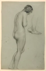 Nainen alaston