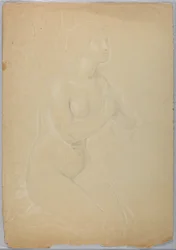 Nainen alastonkuva, tutkielma "A Magdalen"