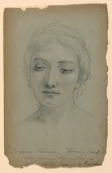 Luonnos Carolina Palombosta, tutkielma "The Goldsmith