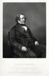 John Campbell, ensimmäinen Baron Campbell, brittiläinen liberaalipoliitikko ja lakimies, vuodelta 1880