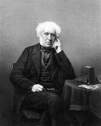 Sir David Brewster, 1800-luvun skotlantilainen tiedemies, keksijä ja kirjailija.