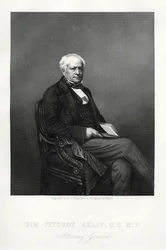 Sir Fitzroy Kelly, englantilainen tuomari, c1880