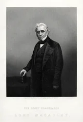 Thomas Babington Macaulay, brittiläinen runoilija, historioitsija ja Whig-poliitikko, v. 1880.