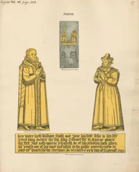 Messinkilautanen William ja Jane Smithille Enfield Churchista