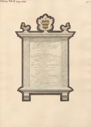 Jacob Augustus Blondelin muistomerkki Stepneyn kirkosta