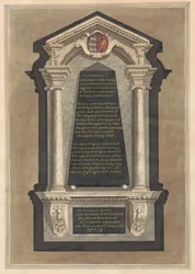 Muistomerkki Somerset Englishille, hänen vaimolleen Judithille, hänen äidilleen, isälleen, siskolleen ja veljelleen Hampton Churchista