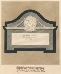 Muistomerkki runoilijalle, Richard Tickellille Hampton Churchista