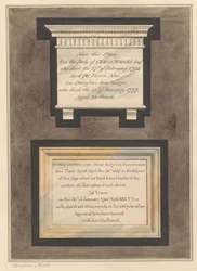 Muistomerkit Cyrus Maigrelle, Ann Maigrelle ja Henry ja Margaret Cooperille Hampton Churchista