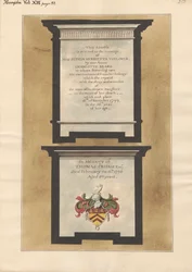 Memoriais para Miss Sophia Henrietta Voelcker e Thomas Crump de Hampton Churchfinnish
