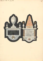 Monumentit rouva Rebecca Cassamajorille ja Thoma Spatemanille, Chiswickin kirkko