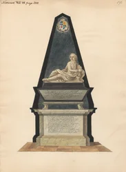 John Merickin hauta Norwoodin kirkosta