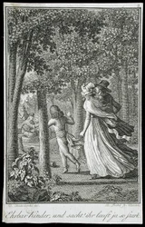Kuvitus teokseen "Beckerin almanakka vuodelle 1798"