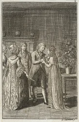 Kuvitus teokseen "Beckerin almanakka vuodelle 1800"