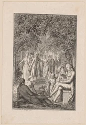 Beckerin teoksen "Taschenbuch [...] für 1796" nimiökuva