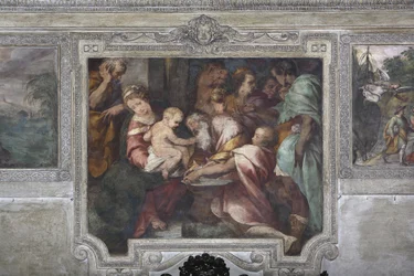 Maagisten palvominen, n.1620 (fresko)
