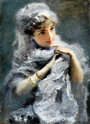 Englantilainen tyttö, 1886.