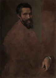 Michelangelo Buonarroti 1475-1564, luultavasti n. 1544.